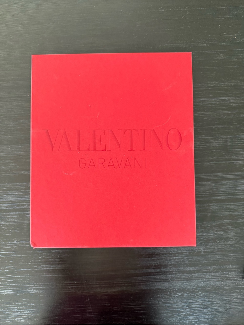 Valentino Garavani Embossed Red Gift Box